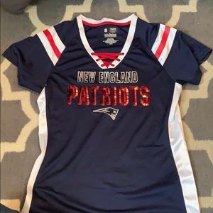 Patriots sparkle top